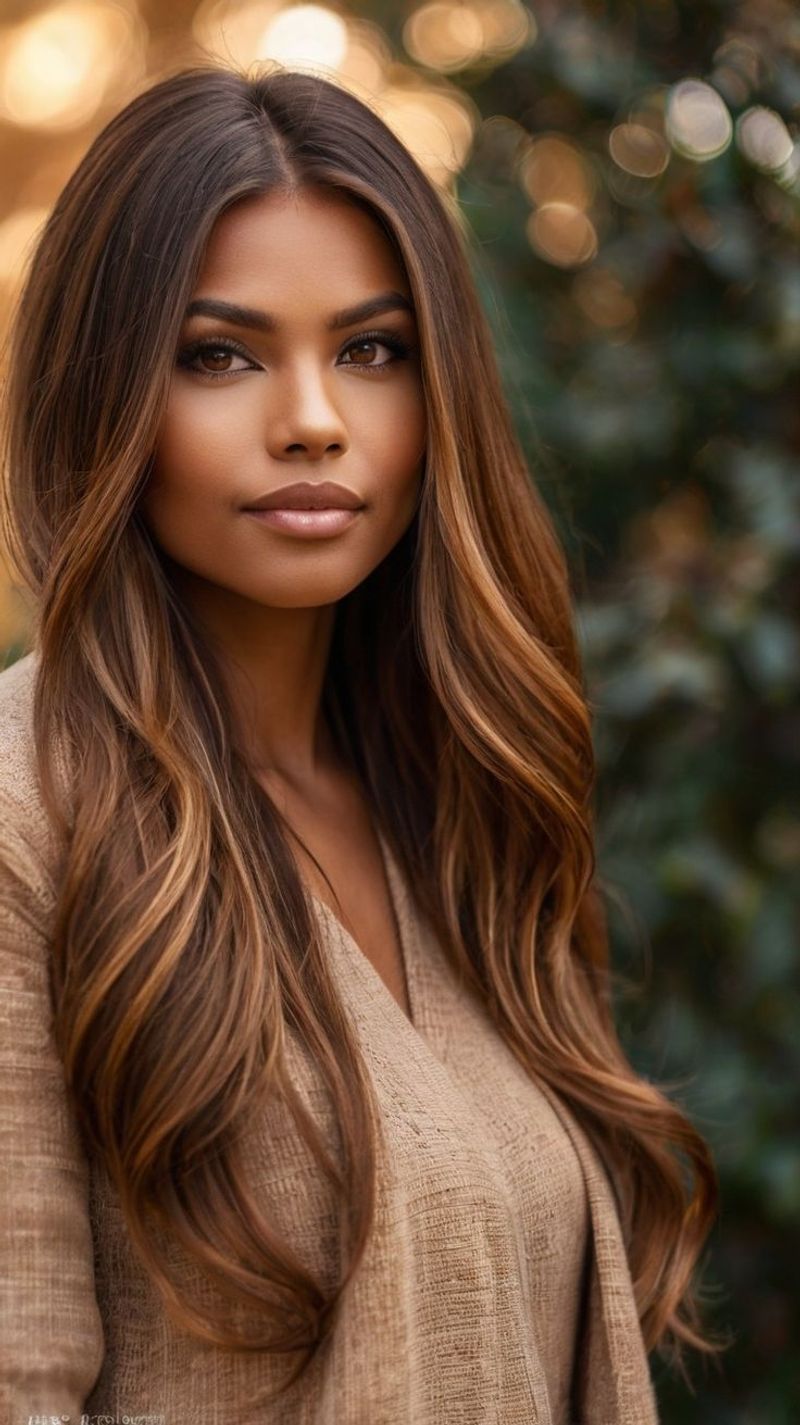 Caramel Swirl Waves