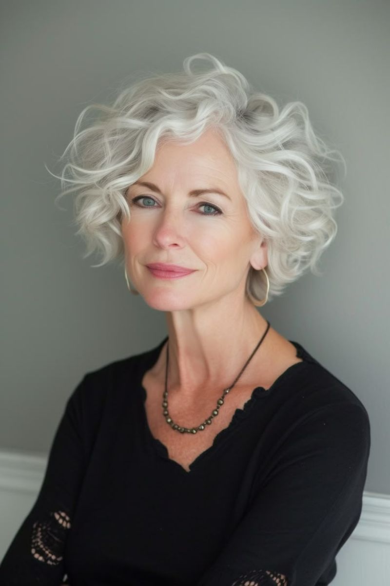 Chic Volumized Curls