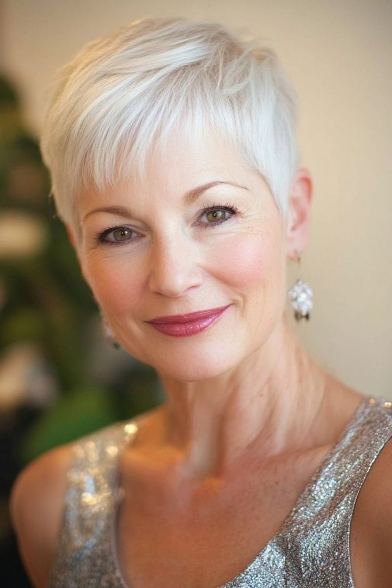 Chic White Pixie