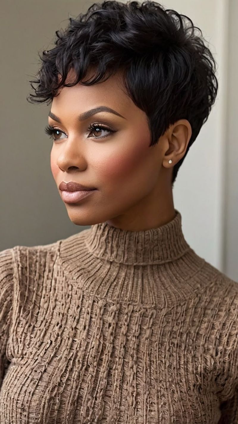 Cropped Pixie Elegance