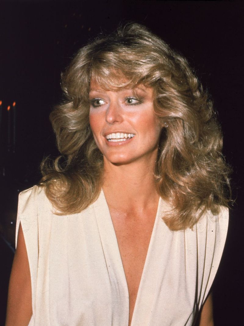 Farrah Fawcett's Feathered Waves