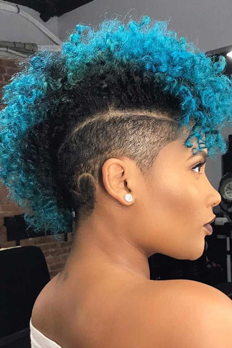 Faux Hawk Curls