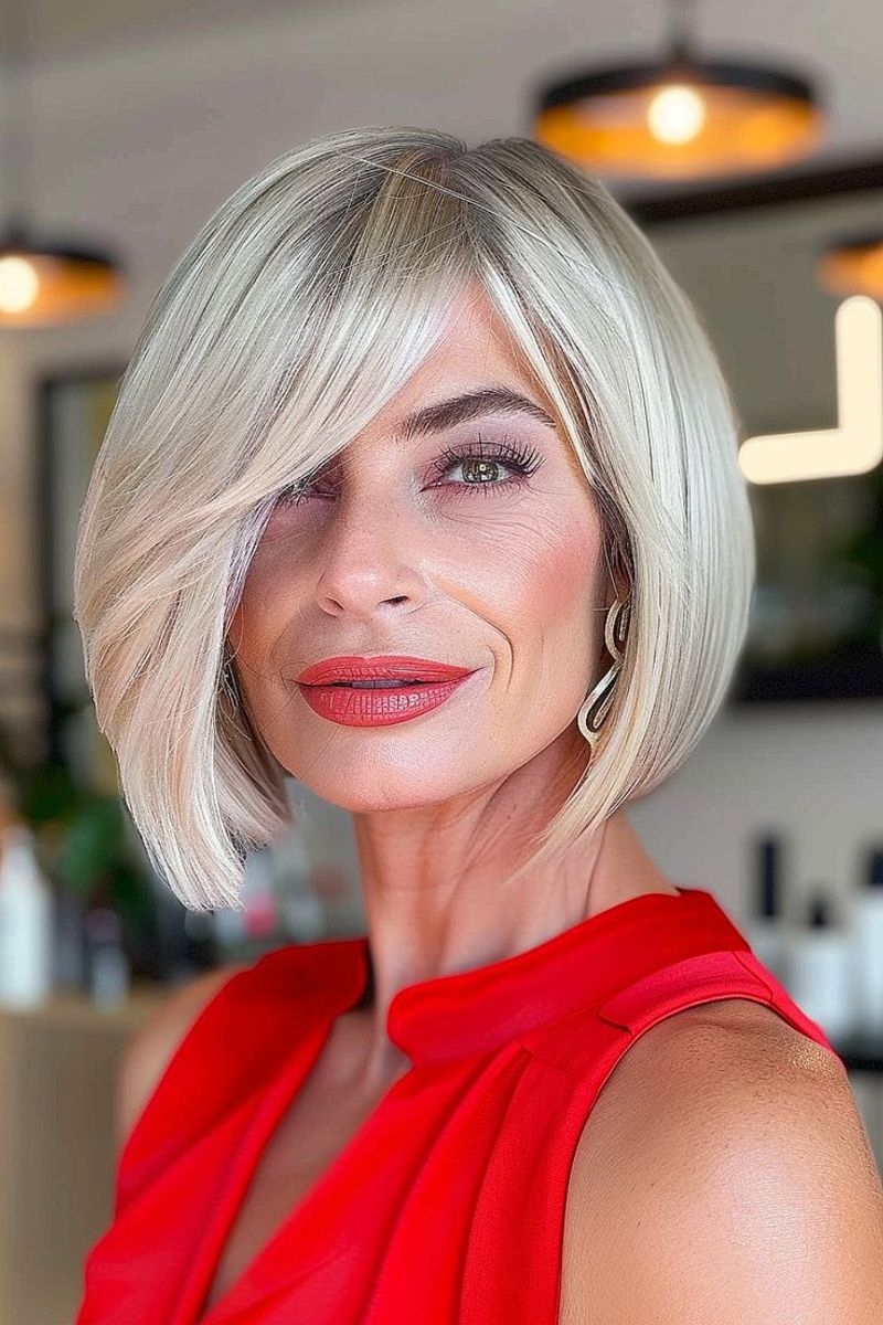 Flattering Asymmetrical Bob