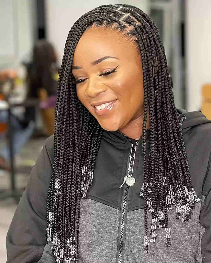 Goddess Braids with Beads