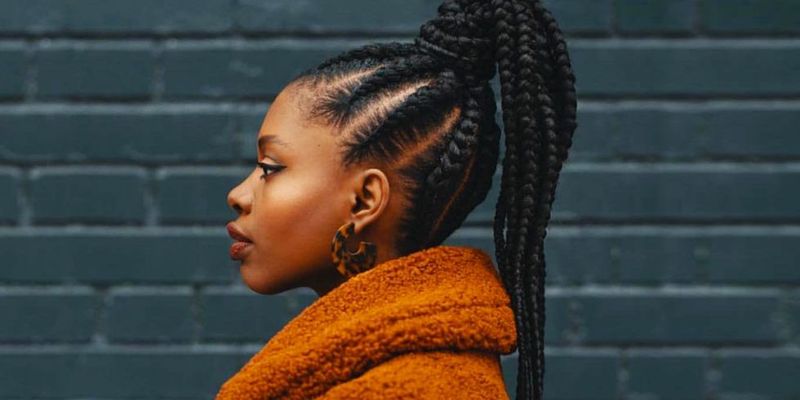 Goddess Braids with Cornrows
