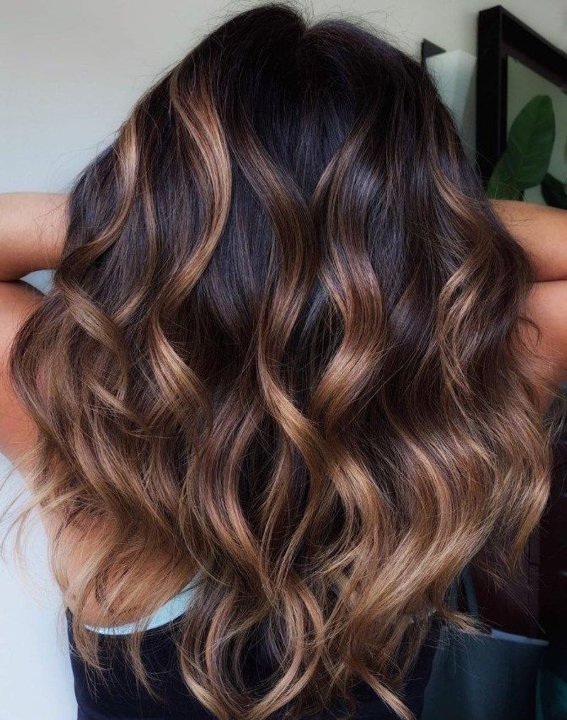Golden Ombre Waves