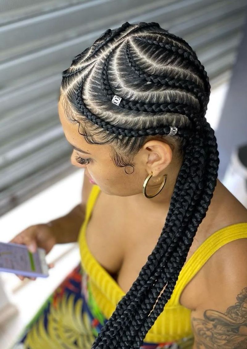 Intricate Ghana Braids