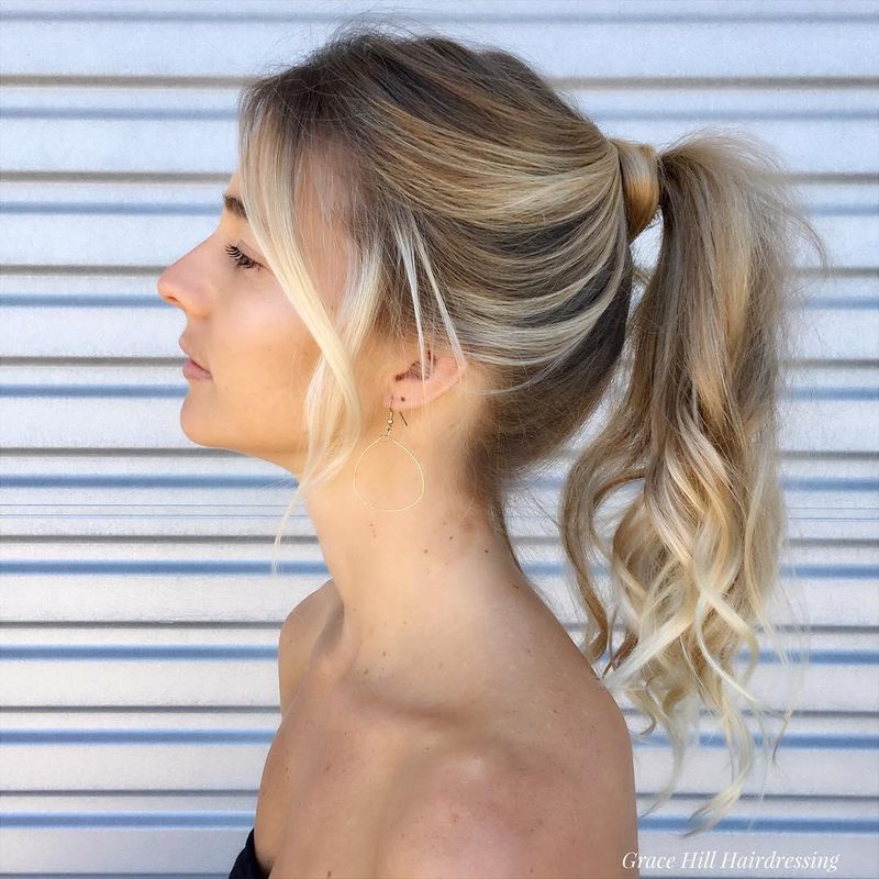 Loose Ponytail