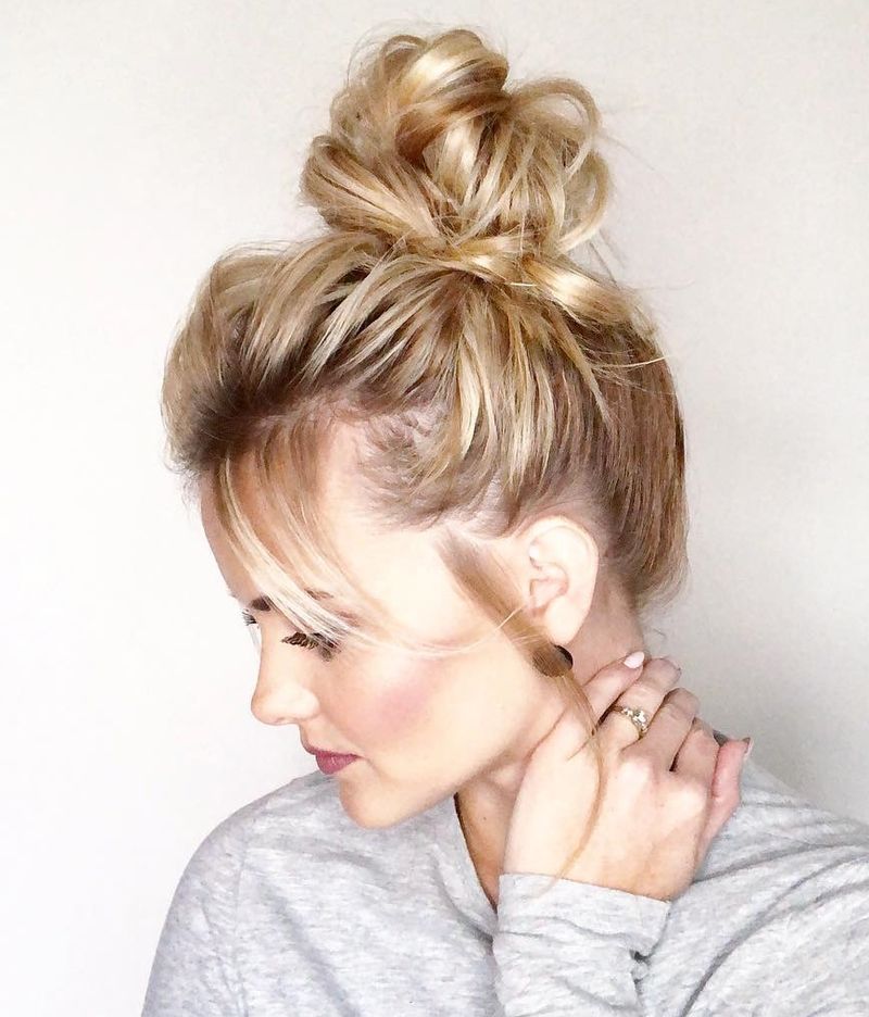 Playful Messy Bun