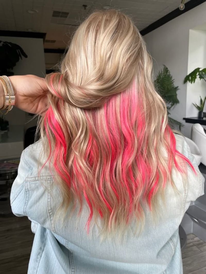 Playful Pink Peek