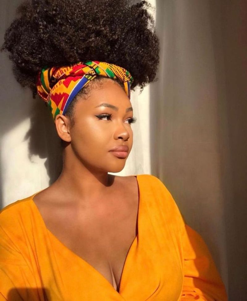 Retro Bandana Puff