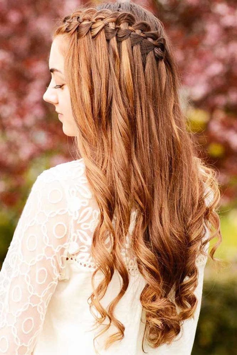 Romantic Waterfall Braid
