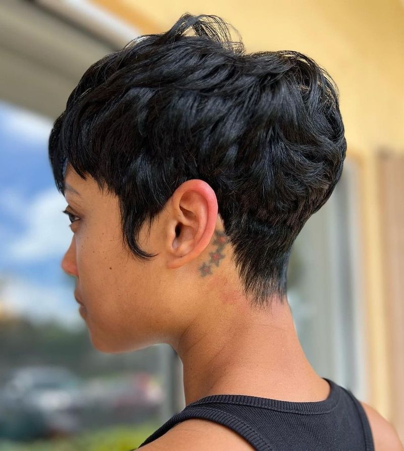 Textured Tapered Pixie