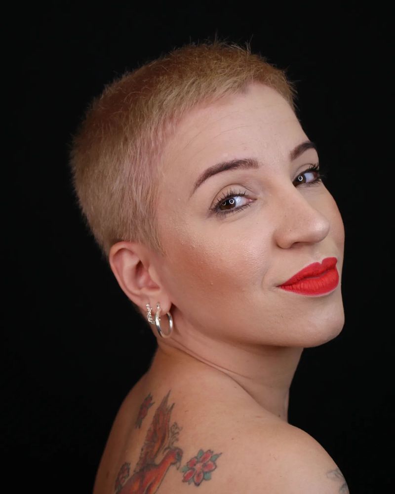The Rebellious Buzz Cut