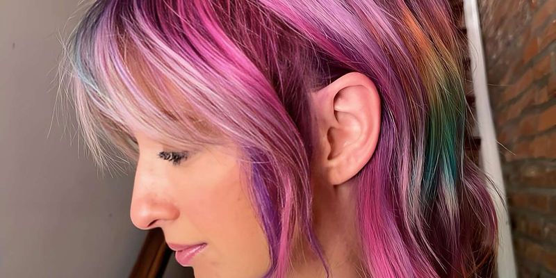The Vibrant Rainbow Hair