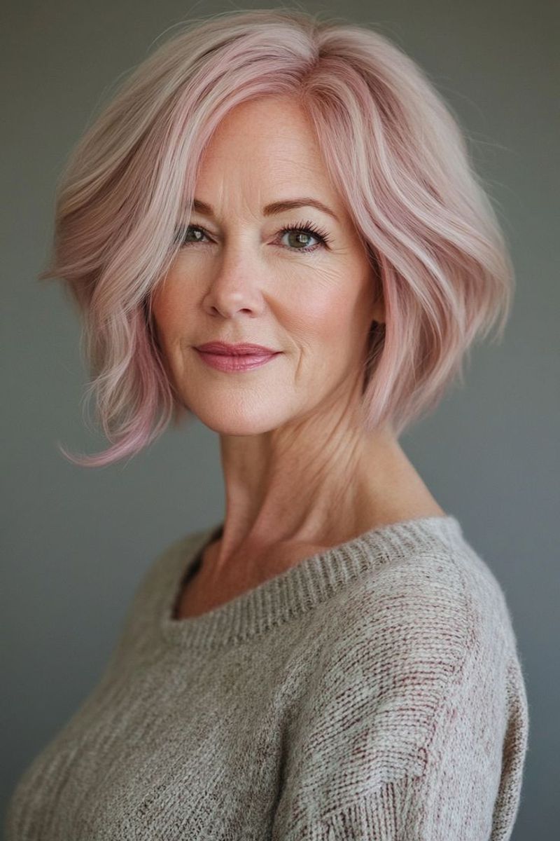 Vibrant Layered Bob