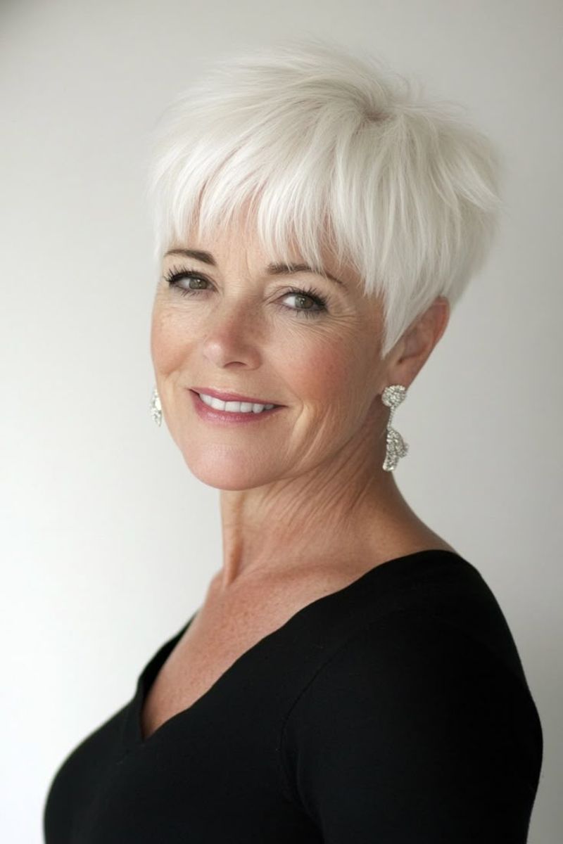 Voluminous Pixie Cut