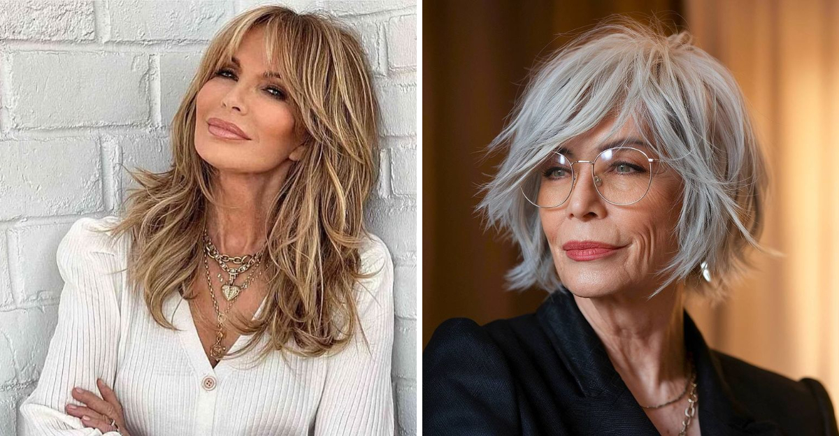 13 Lively Shag Haircuts Women Over 70 Will Find Refreshing