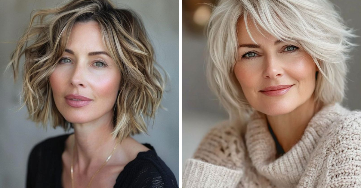 22 Modern Layered Bob Haircuts Helping Women Over 50 Look Youthful