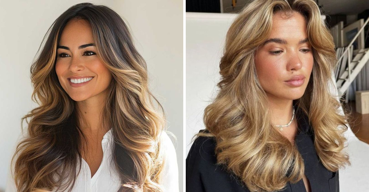 23 Most Flattering Long Hairstyles for Round Faces