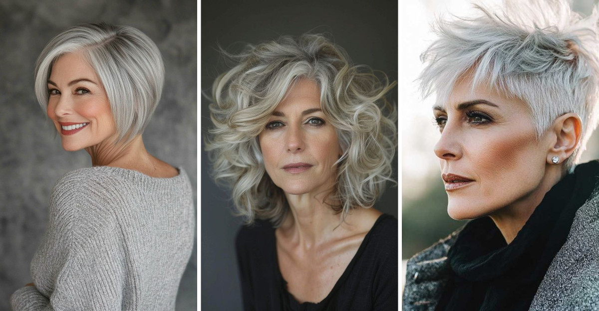 12 Elegant Ways to Style Silver Hair That Turn Heads at 70+