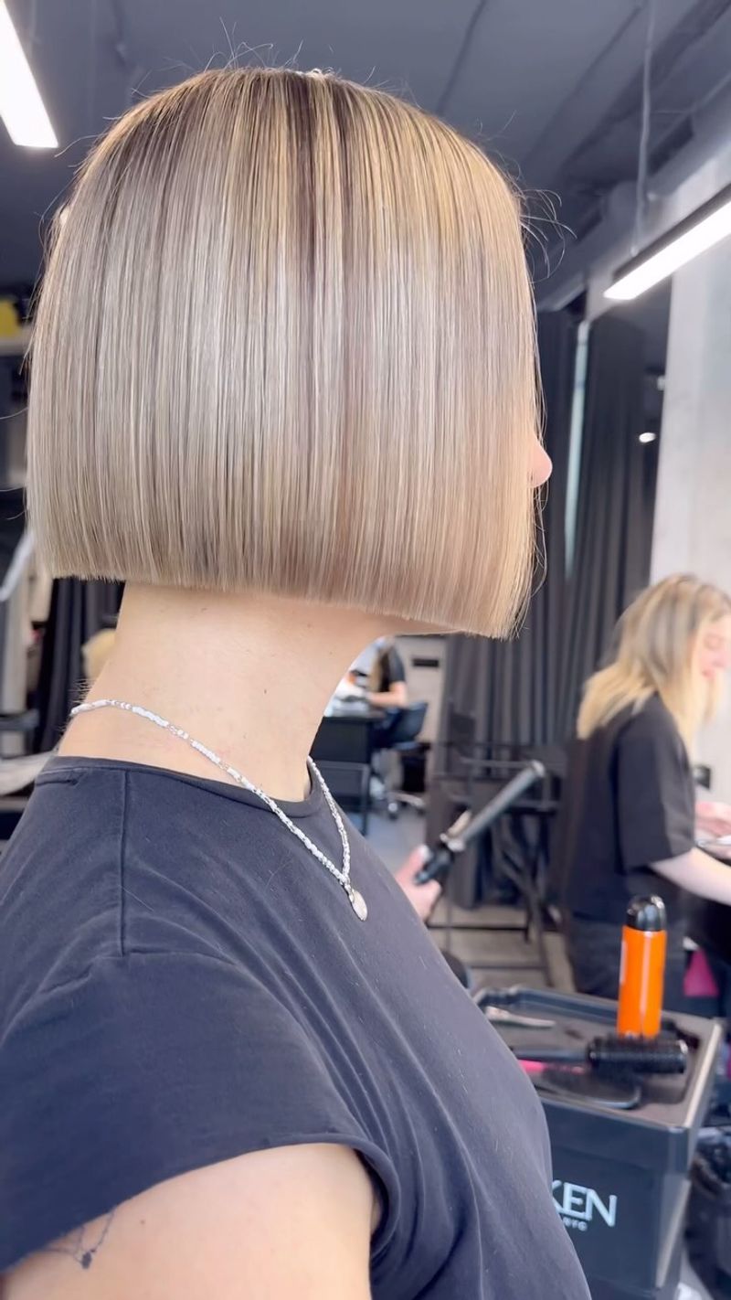 Classic Bob with a Glass Finish