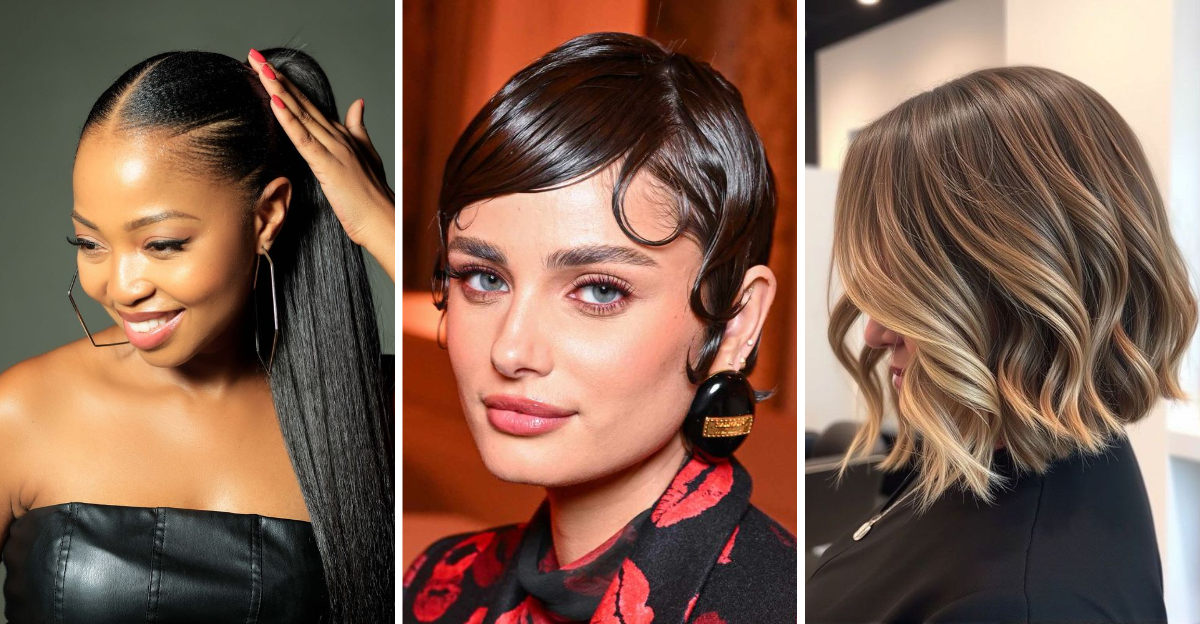 14 Sleek, Reflective Glass Hair Ideas for a Polished, High-Impact Look