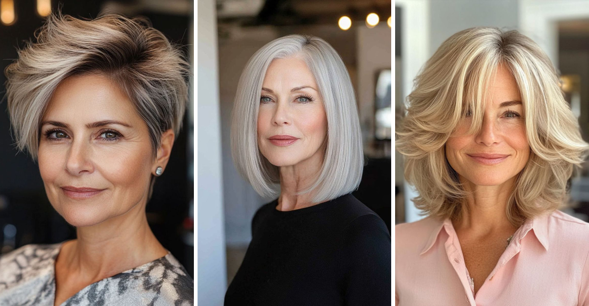 17 Hairstyles That Make Women Over 50 Look Wealthy (Even on a Budget)
