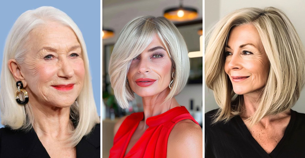 18 Beautiful Shoulder-Length Haircuts Perfect for Women Over 60 in 2025
