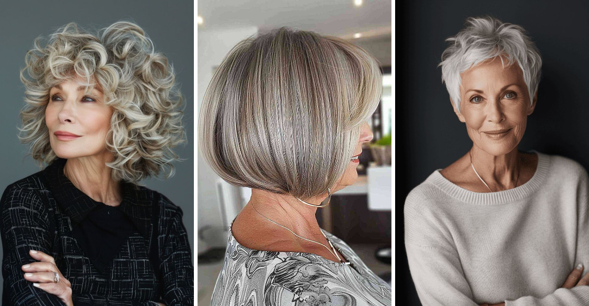 20 Hairstyles for Women Over 70 with Fine Gray Hair (Finally)