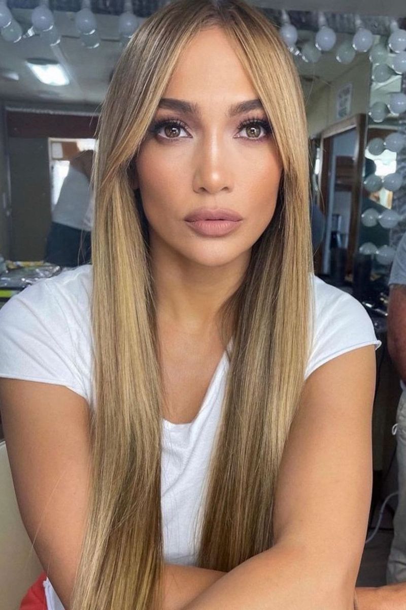 Sleek Straight Bangs