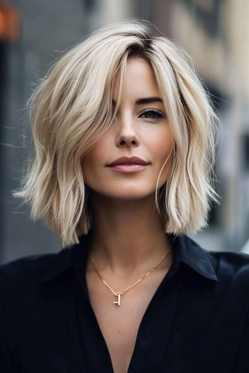Angled Layered Bob