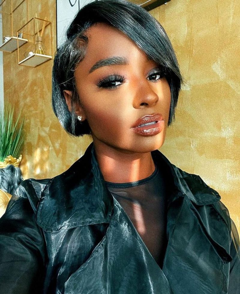 Artistic Asymmetrical Cut