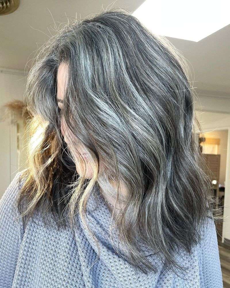 Ash Brown with Grey Lowlights