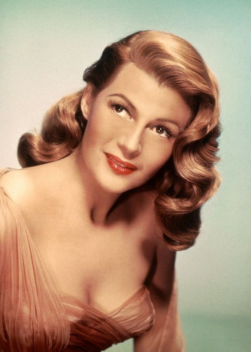 Rita Hayworth's Voluminous Waves