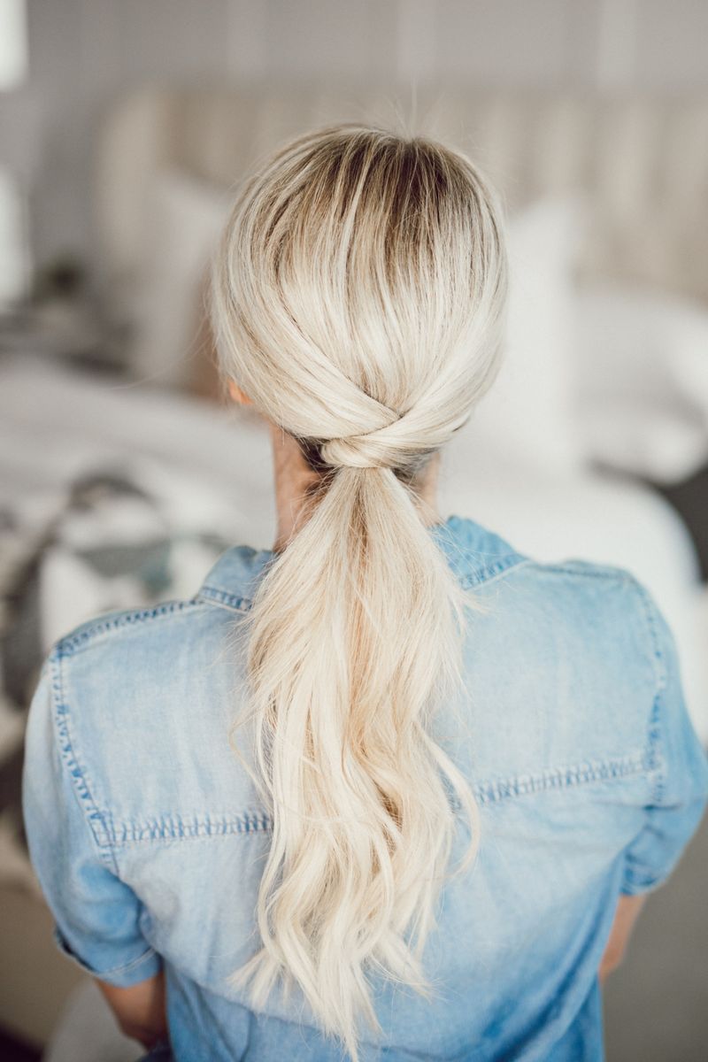 Better: Low Ponytail