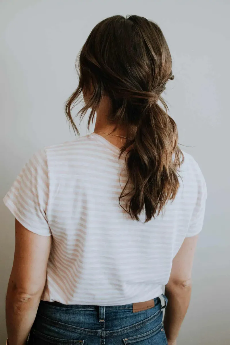 Try: Low Ponytail