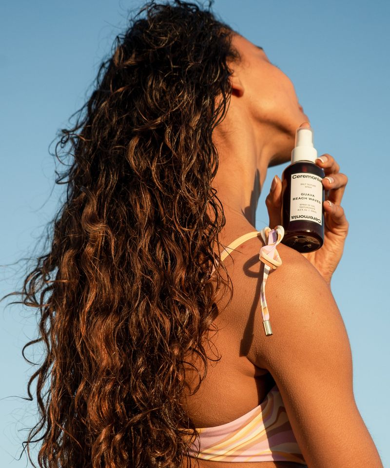 Beach Waves with Sea Salt Spray