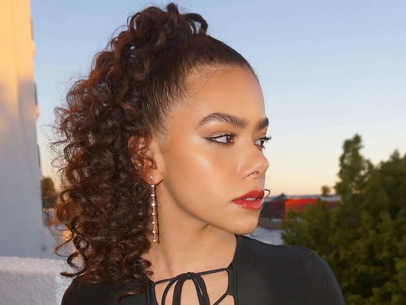 Curly High Ponytail
