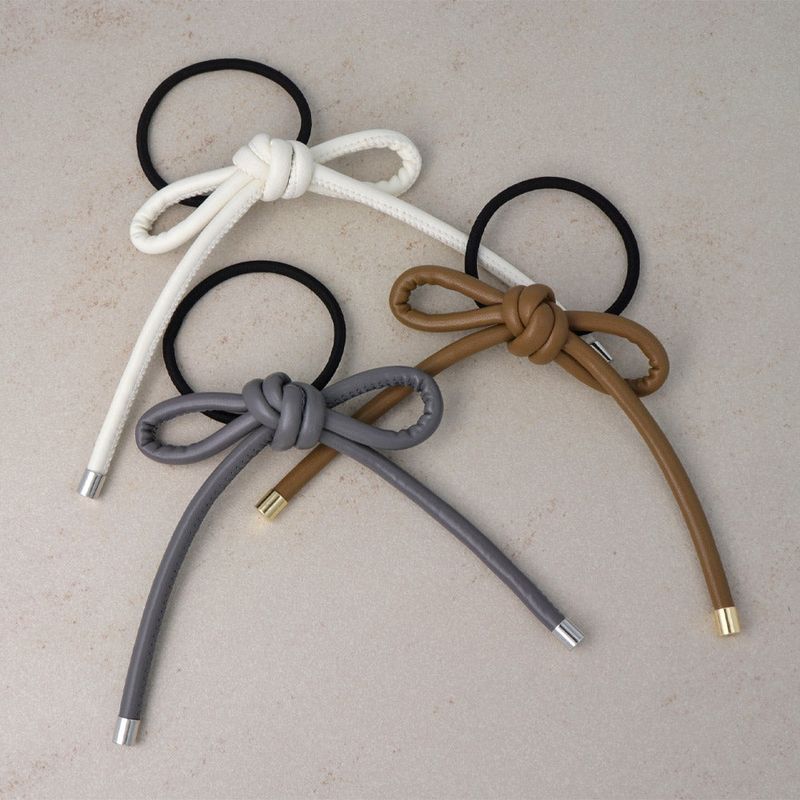 Leather Knot Hair Tie