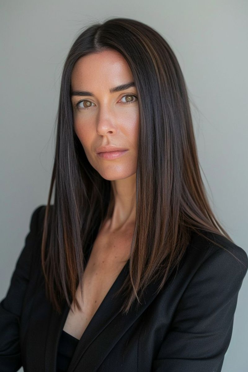 Youthful Haircut: Long Straight Hair