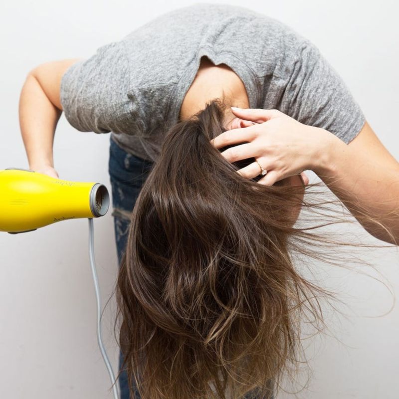 Blow-Dry Upside Down