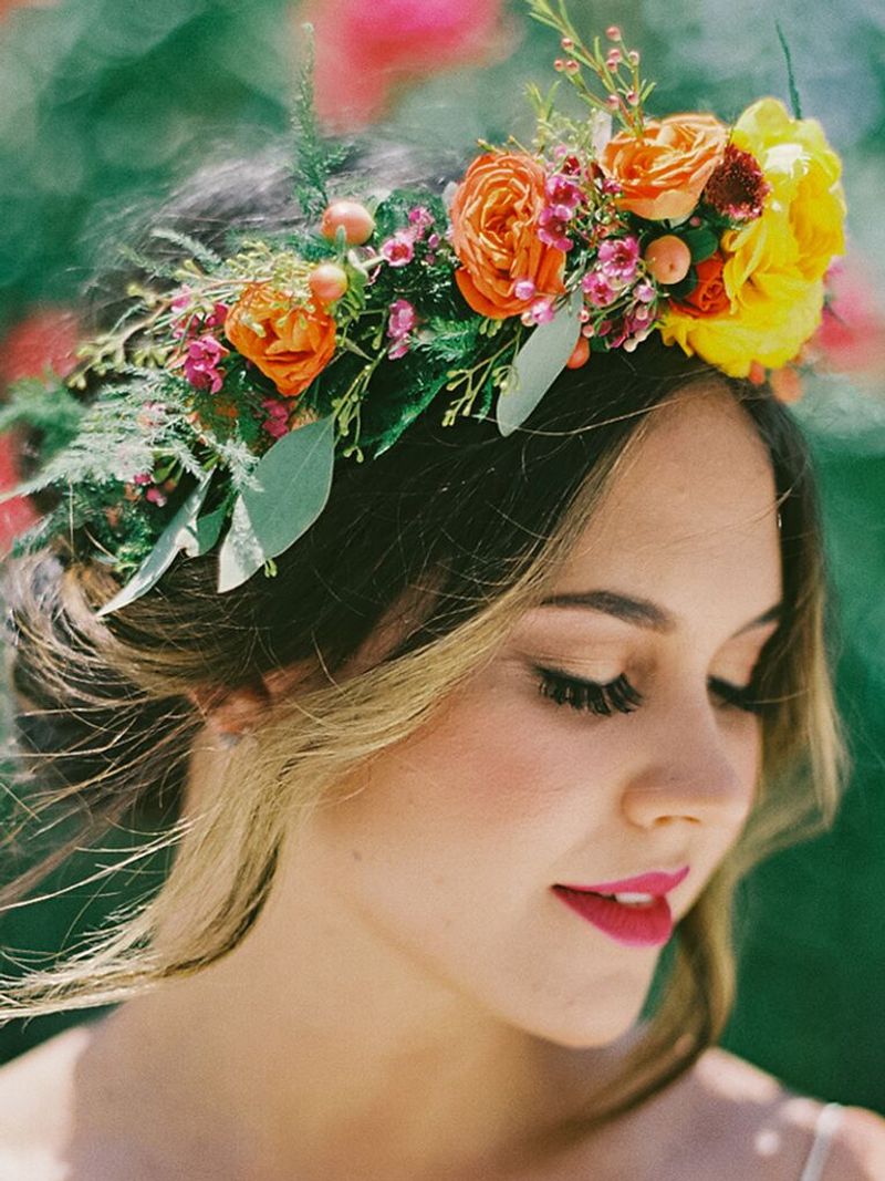 Garden Party Half-Updo