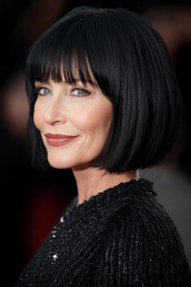 Blunt Bob with Fringe