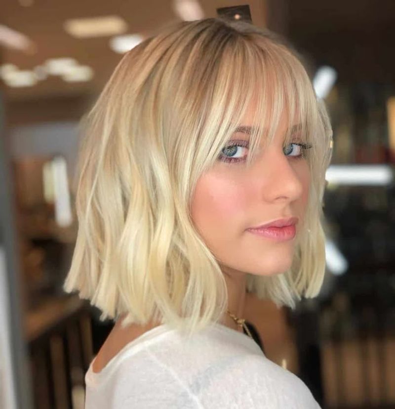 Blunt Cut with Fringe