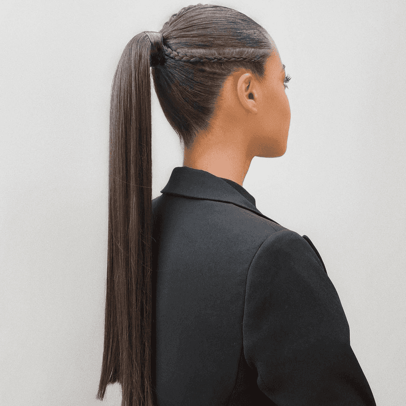 Sleek Mid-Ponytail