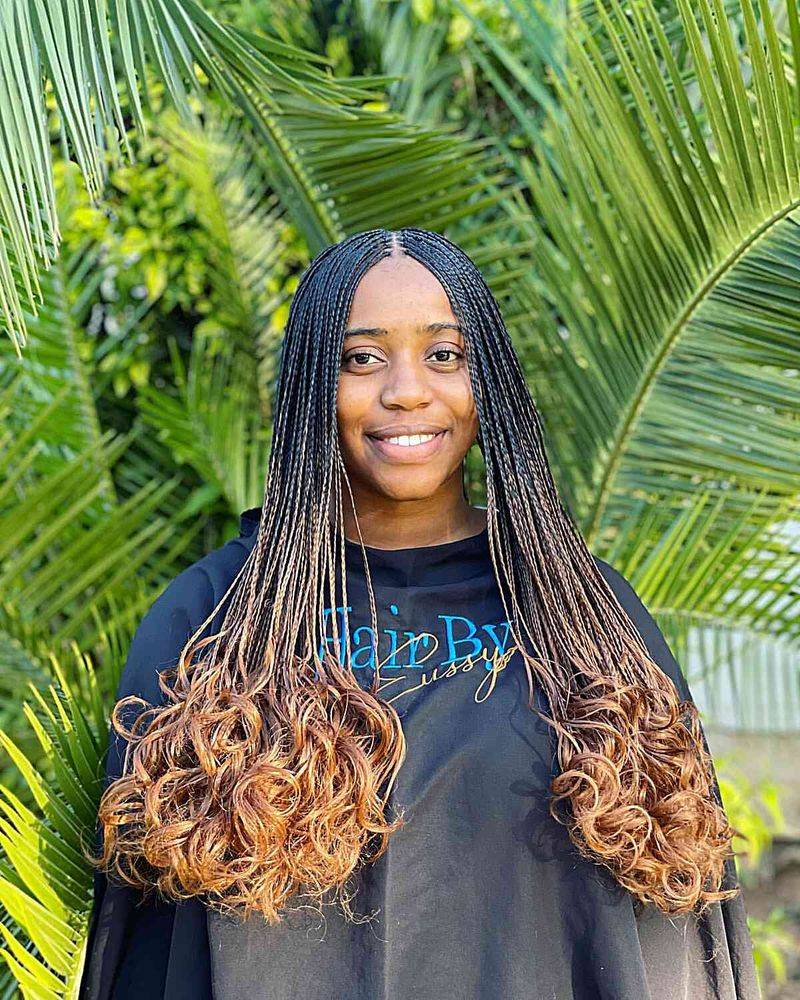 Micro Goddess Braids