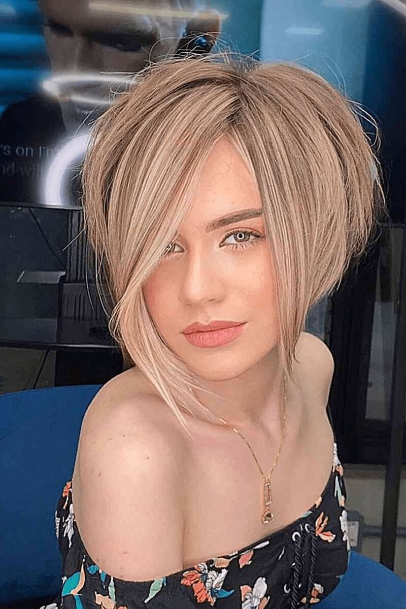 Bold Asymmetrical Bob