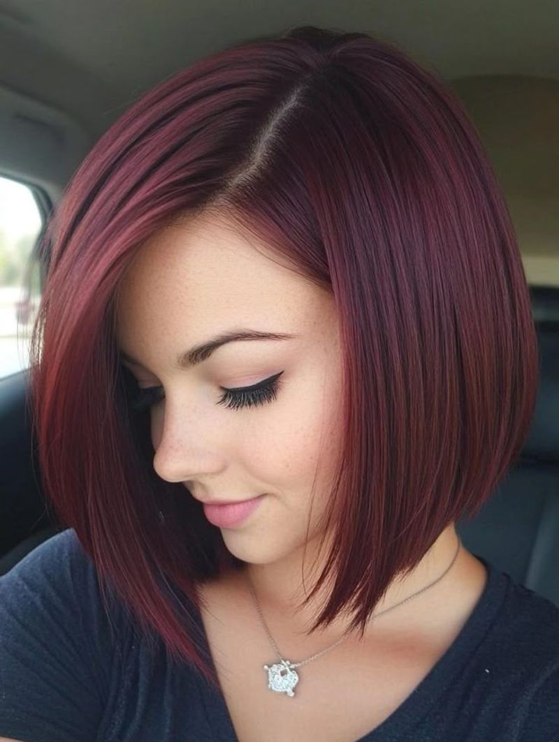 Bold Burgundy Bob
