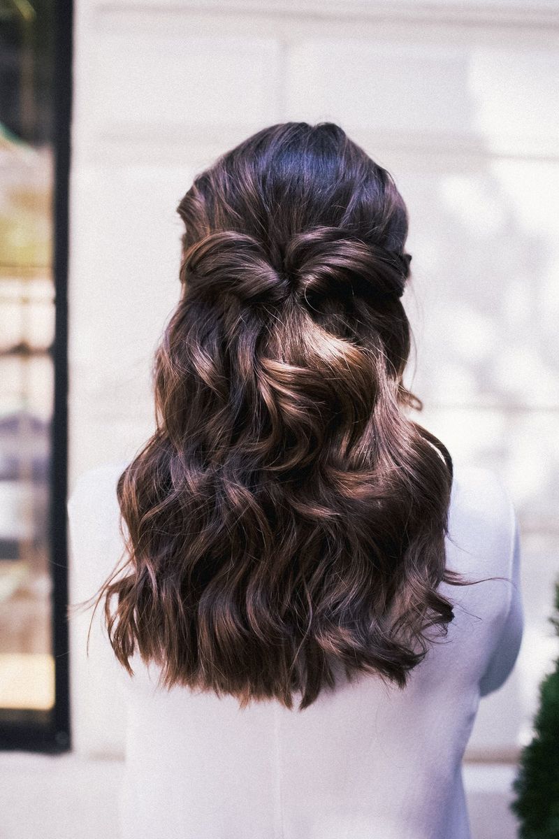 Romantic Half-Updo
